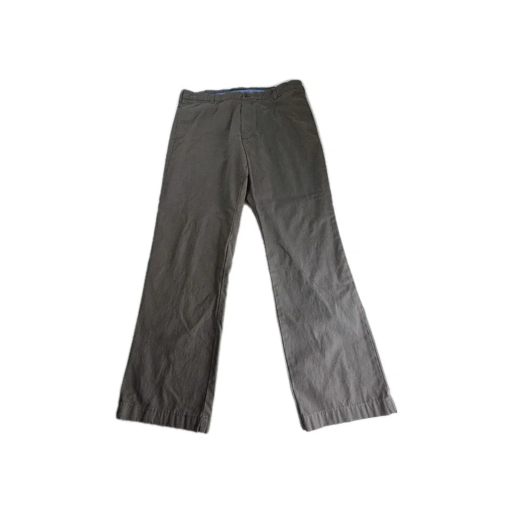 Banana Republic 38X30 Brown Straight‎ Fit Gavin Cotton Mens Chino Pants
